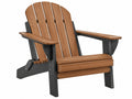 Tuinstoel 80 x 92 x 98 cm hout bruin zwart met hoge rugleuning